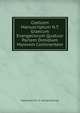 Codicem Manuscriptum N.T. Graecum Evangeliorum Quatuor Partem Dimidiam Maiorem Continentem, Pappelbaum G. G. (Georg Gottlieb) 