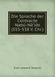 Die Sprache der Contracte Nab?-N?'ids (555-538 V. Chr.), Knut Leonard Tallqvist 