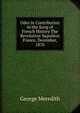 Odes in Contribution to the Song of French History The Revolution Napoleon France, December, 1870, Meredith, George, 1828-1909 