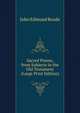 Sacred Poems, from Subjects in the Old Testament (Large Print Edition), John Edmund Reade 
