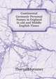 Continental Germanic Personal Names in England in old and Middle English Times, Thorvald Forssner 
