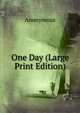 One Day (Large Print Edition), Heinrich Kretschmayr 