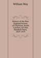 History of the New England Society of Charlston, South Carolina, for One Hundred Years, 1819-1919, William Way 