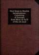 First Steps in Muslim Jurisprudence: Consisting of Excerpts from Bkrat Al-Sa'D of Ibn Ab Zayd, 
