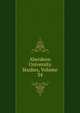 Aberdeen University Studies, Volume 34, 