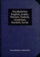 Vocabularies: English, Arabic, Persian, Turkish, Armenian, Kurdish, Syriac, Great Britain. Admiralty 