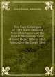 The Cape Catalogue of 1159 Stars: Deduced from Observations at the Royal Observatory, Cape of Good Hope, 1856 to 1861, Reduced to the Epoch 1860, Great Britain. Admiralty 