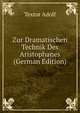 Zur Dramatischen Technik Des Aristophanes (German Edition), Textor Adolf 