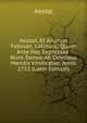 Aesopi, Et Aliorum Fabulae, Latinius,: Quam Ante Hac Expressae. Nunc Denuo Ab Omnibus Mendis Vindicatae. Anno 1752 (Latin Edition), Эзоп 
