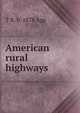 American rural highways, T R. b. 1878 Agg 