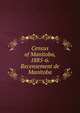 Census of Manitoba, 1885-6. Recensement de Manitoba, 