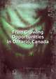 Fruit Growing Opportunities in Ontario, Canada, 
