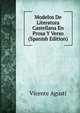 Modelos De Literatura Castellana En Prosa Y Verso (Spanish Edition), Vicente Agusti 