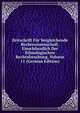 Zeitschrift Fur Vergleichende Rechtswissenschaft, Einschliesslich Der Ethnologischen Rechtsforschung, Volume 11 (German Edition), 