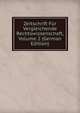 Zeitschrift Fur Vergleichende Rechtswissenschaft, Volume 2 (German Edition), 