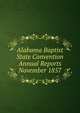 Alabama Baptist State Convention Annual Reports November 1857, 