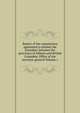 Report of the commission appointed to delimit the boundary between the provinces of Alberta and British Columbia. Office of the surveyor general Volume 1, 
