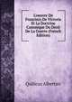 L'oeuvre De Francisco De Victoria Et La Doctrine Canonique Du Droit De La Guerre (French Edition), Quilicus Albertini 