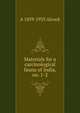 Materials for a carcinological fauna of India, no. 1-2, A 1859-1933 Alcock 