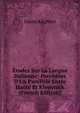 ?tudes Sur La Langue Italienne: Pr?c?d?es D'Un Parall?le Entre Dante Et Klopstock (French Edition), Dante Alighieri 