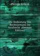 Die Bedeutung Des Rechtsirrtums Im Strafrecht (German Edition), Philipp Allfeld 