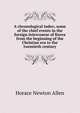 A chronological index; some of the chief events in the foreign intercourse of Korea from the beginning of the Christian era to the twentieth century, Horace Newton Allen 