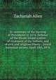 Bi-centenary of the burning of Providence in 1676. Defence of the Rhode Island system of treatment of the Indians, and of civil and religious liberty. . Island historical society, April 10th, 1876, Zachariah Allen 