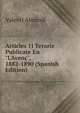 Articles 1I Teraris Publicate En "L'Aven?", 1882-1890 (Spanish Edition), Valenti Almirall 