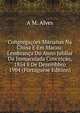 Congregacoes Marianas Na China E Em Macau: Lembranca Do Anno Jubilar Da Immaculada Conceicao, 1854 8 De Dezembbro 1904 (Portuguese Edition), A M. Alves 