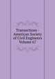 Transactions - American Society of Civil Engineers Volume 67, 