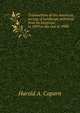 Transactions of the American society of landscape architects from its inception in 1899 to the end of 1908;, Harold A. Caparn 