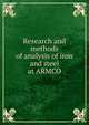 Research and methods of analysis of iron and steel at ARMCO, 
