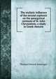 The stylistic influence of the second sophistic on the panegyrical sermons of St. John Chrysostom; a study in Greek rhetoric, Thomas Edward Ameringer 