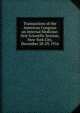 Transactions of the American Congress on Internal Medicine: first Scientific Session, New York City, December 28-29, 1916, 