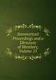 Summarized Proceedings and a Directory of Members, Volume 53, 