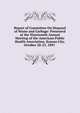 Report of Committee On Disposal of Waste and Garbage: Presented at the Nineteenth Annual Meeting of the American Public Health Association, Kansas City, October 20-23, 1891 ., 