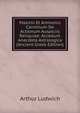 Maximi Et Ammonis Carminum De Actionum Auspiciis Reliquiae: Accedunt Anecdota Astrologica (Ancient Greek Edition), Arthur Ludwich 