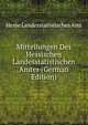 Mitteilungen Des Hessischen Landesstatistischen Amtes (German Edition), Hesse Landesstatistisches Amt 