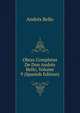 Obras Completas De Don Andres Bello, Volume 9 (Spanish Edition), Andres Bello 