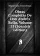 Obras Completas De Don Andres Bello, Volume 11 (Spanish Edition), Miguel Luis Amunategui 