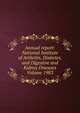 Annual report: National Institute of Arthritis, Diabetes, and Digestive and Kidney Diseases Volume 1983, 