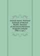 Annual report: National Institute of Mental Health. Division of Intramural Research Programs Volume 1986 v.2 pt.1, 