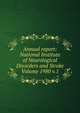 Annual report: National Institute of Neurological Disorders and Stroke Volume 1980 v.1, 