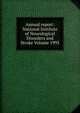 Annual report: National Institute of Neurological Disorders and Stroke Volume 1993, 