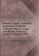 Annual report: National Institutes of Health. National Heart, Lung, and Blood Advisory Council Volume 1987, 