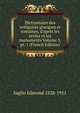 Dictionnaire des antiquit?s grecques et romaines, d'apr?s les textes et les monuments Volume 3, pt. 1 (French Edition), Saglio Edmond 1828-1911 