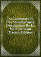 Du Commerce Et Des Manufactures Distinctives De La Ville De Lyon (French Edition), 