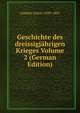 Geschichte des dreissigjahrigen Krieges Volume 2 (German Edition), Gindely Anton 1829-1892 