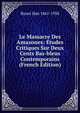 Le Massacre Des Amazones: Etudes Critiques Sur Deux Cents Bas-bleus Contemporains (French Edition), Ryner Han 1861-1938 