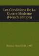 Les Conditions De La Guerre Moderne (French Edition), Bonnal Henri 1844-1917 